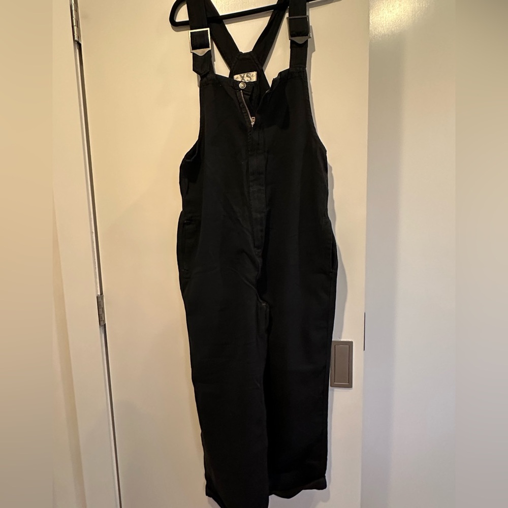 Free People Black Women's Overalls - Oversized - NWOT
